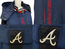 画像をギャラリービューアに読み込む, STARTER スターター ナイロンジャケット MLB 90年代 ポリエステル ネイビー レッド ブラック ホワイト サイズL 美品 中古 4c072880