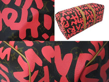 画像をギャラリービューアに読み込む, 新品同様 LOUIS VUITTON ルイヴィトン モノグラム グラフティ キーポル50 ボストンバッグ ピンク スプラウス M93698 中古 4c072887