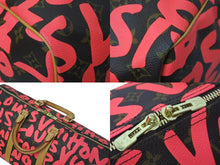 画像をギャラリービューアに読み込む, 新品同様 LOUIS VUITTON ルイヴィトン モノグラム グラフティ キーポル50 ボストンバッグ ピンク スプラウス M93698 中古 4c072887