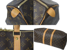 画像をギャラリービューアに読み込む, LOUIS VUITTON ルイヴィトン モノグラム キーポル45 ボストンバッグ M41428 ブラウン ゴールド金具 美品 中古 4c072889