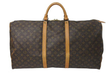 画像をギャラリービューアに読み込む, LOUIS VUITTON ルイヴィトン モノグラム キーポル45 ボストンバッグ M41428 ブラウン ゴールド金具 美品 中古 4c072891