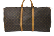 画像をギャラリービューアに読み込む, LOUIS VUITTON ルイヴィトン モノグラム キーポル45 ボストンバッグ M41428 ブラウン ゴールド金具 美品 中古 4c072891