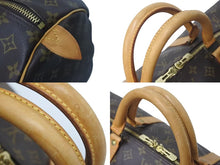 画像をギャラリービューアに読み込む, LOUIS VUITTON ルイヴィトン モノグラム キーポル45 ボストンバッグ M41428 ブラウン ゴールド金具 美品 中古 4c072891