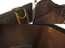 画像をギャラリービューアに読み込む, LOUIS VUITTON ルイヴィトン モノグラム キーポル45 ボストンバッグ M41428 ブラウン ゴールド金具 美品 中古 4c072891