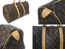 画像をギャラリービューアに読み込む, LOUIS VUITTON ルイヴィトン キーポル50 ボストンバッグ M41426 モノグラムキャンバス ブラウン ゴールド金具 美品 中古 4c072893