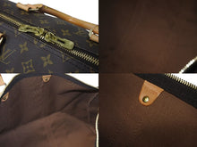 画像をギャラリービューアに読み込む, LOUIS VUITTON ルイヴィトン キーポル50 ボストンバッグ M41426 モノグラムキャンバス ブラウン ゴールド金具 美品 中古 4c072893