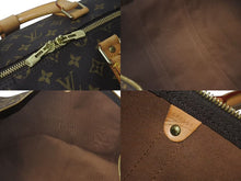 画像をギャラリービューアに読み込む, LOUIS VUITTON ルイヴィトン キーポル55 ボストンバッグ M41414 モノグラム ブラウン ゴールド金具 美品 中古 4c072896