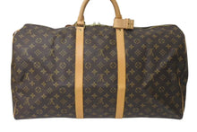 画像をギャラリービューアに読み込む, LOUIS VUITTON ルイヴィトン キーポル55 ボストンバッグ M41414 モノグラム ブラウン ゴールド金具 美品 中古 4c072896