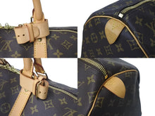 画像をギャラリービューアに読み込む, LOUIS VUITTON ルイヴィトン キーポル55 ボストンバッグ M41414 モノグラム ブラウン ゴールド金具 美品 中古 4c072896