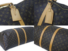画像をギャラリービューアに読み込む, LOUIS VUITTON ルイヴィトン キーポル55 ボストンバッグ M41414 モノグラム ブラウン ゴールド金具 美品 中古 4c072896