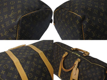 画像をギャラリービューアに読み込む, LOUIS VUITTON ルイヴィトン キーポル55 ボストンバッグ M41414 モノグラム ブラウン ゴールド金具 美品 中古 4c072896