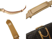 画像をギャラリービューアに読み込む, LOUIS VUITTON ルイヴィトン モノグラム キーポルバンドリエール55 M41414 ボストンバック ブラウン 美品 中古 4c072898