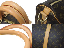 画像をギャラリービューアに読み込む, LOUIS VUITTON ルイヴィトン キーポル バンドリエール 50 ボストンバッグ M41416 モノグラム ブラウン 美品 中古 4c072899
