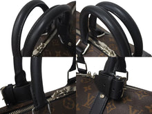 画像をギャラリービューアに読み込む, 極美品 LOUIS VUITTON ルイヴィトン キーポル バンドリエール45 ボストンバッグ M56711 モノグラムマカサー ブラウン 中古 4c072900