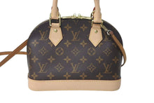 画像をギャラリービューアに読み込む, 極美品 LOUIS VUITTON ルイヴィトン アルマBB ハンドバッグ M53152 ショルダー 2WAY モノグラムキャンバス PVC レザー 中古 4c072908