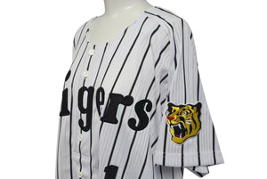 新品未使用 阪神タイガース 伊良部秀輝 ユニフォーム 2003年優勝記念 CHINA製 ポリエステル ホワイト ブラック サイズLL 中古 4c072965