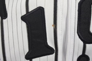 新品未使用 阪神タイガース 伊良部秀輝 ユニフォーム 2003年優勝記念 CHINA製 ポリエステル ホワイト ブラック サイズLL 中古 4c072965
