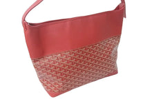 画像をギャラリービューアに読み込む, 極美品 GOYARD ゴヤール グレナディン ワンショルダーバッグ LUY020131 レザー PVC レッド シルバー金具 中古 4c072976