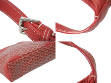 画像をギャラリービューアに読み込む, 極美品 GOYARD ゴヤール グレナディン ワンショルダーバッグ LUY020131 レザー PVC レッド シルバー金具 中古 4c072976