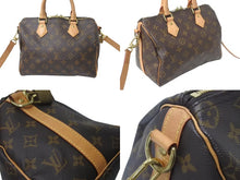 画像をギャラリービューアに読み込む, 極美品 LOUIS VUITTON ルイヴィトン スピーディ バンドリエール25 ハンドバッグ M41113 2WAY ショルダー モノグラム ブラウン 新型 中古4c072977