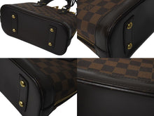 画像をギャラリービューアに読み込む, 極美品 LOUIS VUITTON ルイヴィトン アルマBB 2WAY ハンドバッグ N41221 ダミエ エベヌ ブラウン ショルダー PVC レザー 中古 4c072978