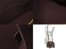 画像をギャラリービューアに読み込む, 極美品 LOUIS VUITTON ルイヴィトン アルマBB 2WAY ハンドバッグ N41221 ダミエ エベヌ ブラウン ショルダー PVC レザー 中古 4c072978