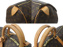 画像をギャラリービューアに読み込む, LOUIS VUITTON ルイヴィトン キーポル60 ボストンバッグ M41422 モノグラム ブラウン PVCコーティングキャンバス ヌメ革 美品 中古 4c072979