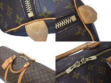 画像をギャラリービューアに読み込む, LOUIS VUITTON ルイヴィトン キーポル60 ボストンバッグ M41422 モノグラム ブラウン PVCコーティングキャンバス ヌメ革 美品 中古 4c072979