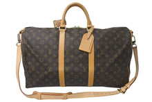 画像をギャラリービューアに読み込む, LOUIS VUITTON ルイヴィトン キーポルバンドリエール50 ボストンバッグ M41416 モノグラムキャンバス ブラウン 美品 中古 4c072980