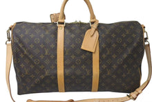 画像をギャラリービューアに読み込む, LOUIS VUITTON ルイヴィトン キーポルバンドリエール50 ボストンバッグ M41416 モノグラムキャンバス ブラウン 美品 中古 4c072980