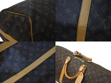 画像をギャラリービューアに読み込む, LOUIS VUITTON ルイヴィトン キーポルバンドリエール50 ボストンバッグ M41416 モノグラムキャンバス ブラウン 美品 中古 4c072980