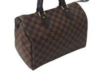 画像をギャラリービューアに読み込む, 極美品 LOUIS VUITTON ルイヴィトン スピーディ30 ハンドバッグ ダミエ N41531 ゴールド金具 ブラウン 中古 4c072991