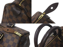画像をギャラリービューアに読み込む, 極美品 LOUIS VUITTON ルイヴィトン スピーディ30 ハンドバッグ ダミエ N41531 ゴールド金具 ブラウン 中古 4c072991