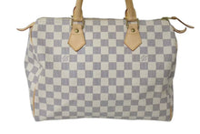 画像をギャラリービューアに読み込む, LOUIS VUITTON ルイヴィトン ダミエ アズール スピーディ 30 ハンドバッグ N41374 美品 中古 4c072992