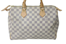 画像をギャラリービューアに読み込む, LOUIS VUITTON ルイヴィトン ダミエ アズール スピーディ 30 ハンドバッグ N41374 美品 中古 4c072992