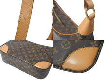 画像をギャラリービューアに読み込む, 極美品 LOUIS VUITTON ルイヴィトン ブローニュ30 ショルダーバッグ M51265 モノグラム PVC レザー ゴールド金具 ブラウン 中古 4c072994
