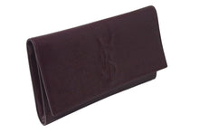 画像をギャラリービューアに読み込む, 極美品 YVES SAINT LAURENT イブ サンローラン クラッチバッグ アクセサリーポーチ 2010 1 203855 AB80G エナメル パープル 中古 4c072997