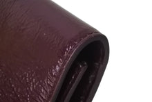 画像をギャラリービューアに読み込む, 極美品 YVES SAINT LAURENT イブ サンローラン クラッチバッグ アクセサリーポーチ 2010 1 203855 AB80G エナメル パープル 中古 4c072997