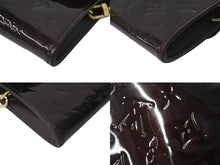 Load image into Gallery viewer, LOUIS VUITTON ルイヴィトン ヴェルニ サンセット ブルーバード ハンドバッグ M93542 アマラント エナメル 良品 中古 4c073001