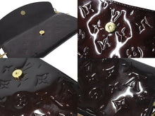 Load image into Gallery viewer, LOUIS VUITTON ルイヴィトン ヴェルニ サンセット ブルーバード ハンドバッグ M93542 アマラント エナメル 良品 中古 4c073001