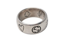 Load image into Gallery viewer, GUCCI グッチ リング BLIND FOR LOVE RING 指輪 10g 16.5号 シルバー925 スターリング 中古 4c073003