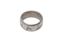 Load image into Gallery viewer, GUCCI グッチ リング BLIND FOR LOVE RING 指輪 10g 16.5号 シルバー925 スターリング 中古 4c073003