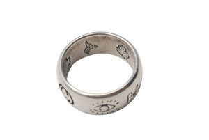 GUCCI グッチ リング BLIND FOR LOVE RING 指輪 10g 16.5号 シルバー925 スターリング 中古 4c073003