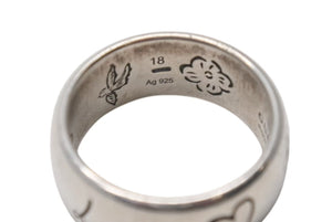 GUCCI グッチ リング BLIND FOR LOVE RING 指輪 10g 16.5号 シルバー925 スターリング 中古 4c073003