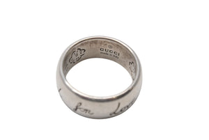 GUCCI グッチ リング BLIND FOR LOVE RING 指輪 10g 16.5号 シルバー925 スターリング 中古 4c073003