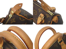 画像をギャラリービューアに読み込む, 極美品 LOUIS VUITTON ルイヴィトン ミニスピーディ ハンドバッグ モノグラム M41534 PVC ブラウン ゴールド金具 中古 4c073005