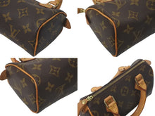 画像をギャラリービューアに読み込む, 極美品 LOUIS VUITTON ルイヴィトン ミニスピーディ ハンドバッグ モノグラム M41534 PVC ブラウン ゴールド金具 中古 4c073005