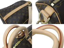 画像をギャラリービューアに読み込む, 極美品 LOUIS VUITTON ルイヴィトン キーポル バンドリエール 50 ボストンバッグ M41416 モノグラム ブラウン 中古 4c073010