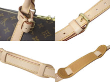 画像をギャラリービューアに読み込む, 極美品 LOUIS VUITTON ルイヴィトン キーポル バンドリエール 50 ボストンバッグ M41416 モノグラム ブラウン 中古 4c073010