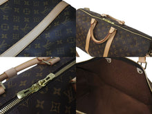 画像をギャラリービューアに読み込む, 極美品 LOUIS VUITTON ルイヴィトン キーポル バンドリエール 50 ボストンバッグ M41416 モノグラム ブラウン 中古 4c073010